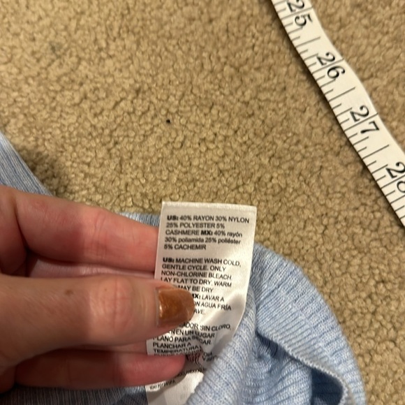 Brand new beautiful light blue sweater by White House black market - Picture 7 of 8